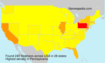 Surname Stephano in USA Surname Stephano in USA