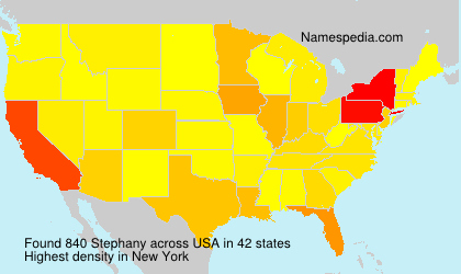 Surname Stephany in USA Surname Stephany in USA