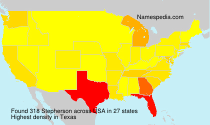 Surname Stepherson in USA Surname Stepherson in USA
