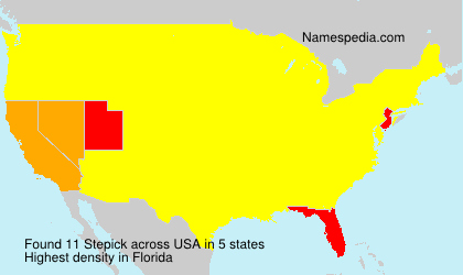 Surname Stepick in USA Surname Stepick in USA