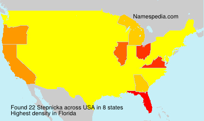 Surname Stepnicka in USA Surname Stepnicka in USA