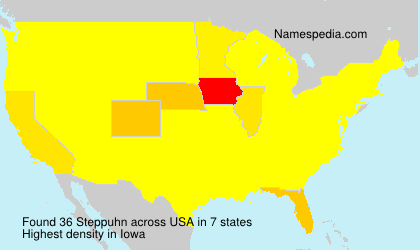 Surname Steppuhn in USA Surname Steppuhn in USA