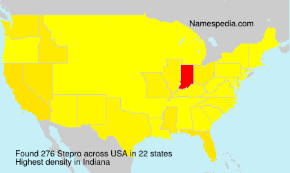 Surname Stepro in USA Surname Stepro in USA