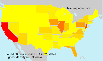 Surname Ster in USA Surname Ster in USA