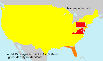 Surname Stergin in USA Surname Stergin in USA