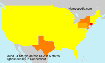 Surname Stergio in USA Surname Stergio in USA