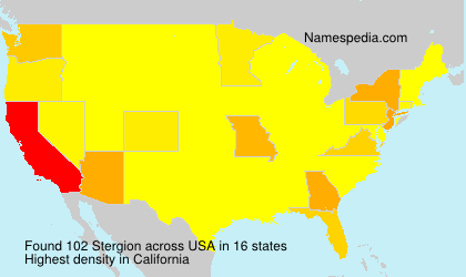Surname Stergion in USA Surname Stergion in USA