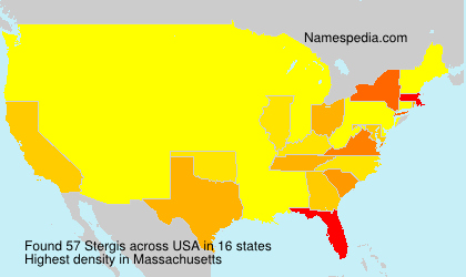 Surname Stergis in USA Surname Stergis in USA