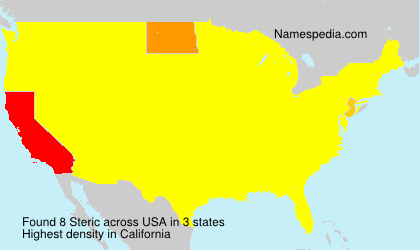 Surname Steric in USA Surname Steric in USA