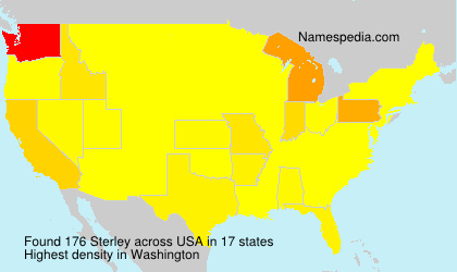 Surname Sterley in USA Surname Sterley in USA