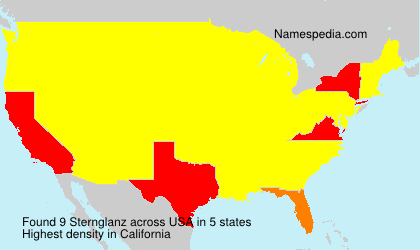 Surname Sternglanz in USA Surname Sternglanz in USA