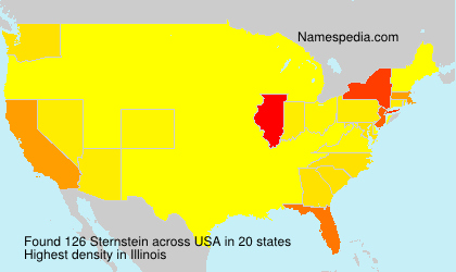 Surname Sternstein in USA Surname Sternstein in USA