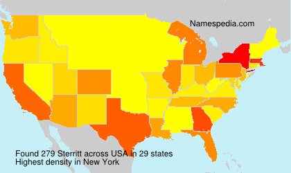 Surname Sterritt in USA Surname Sterritt in USA