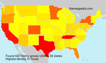 Surname Sterry in USA Surname Sterry in USA