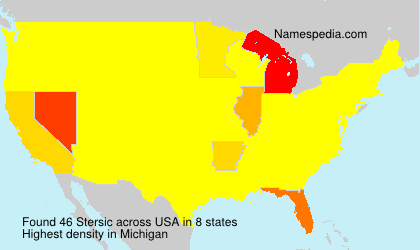 Surname Stersic in USA Surname Stersic in USA