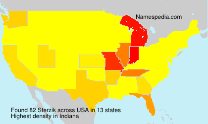 Surname Sterzik in USA Surname Sterzik in USA