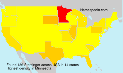 Surname Sterzinger in USA Surname Sterzinger in USA