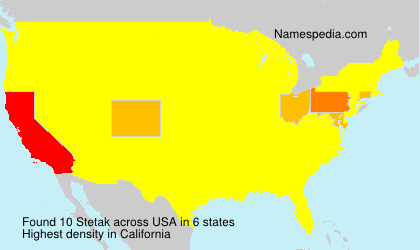 Surname Stetak in USA Surname Stetak in USA