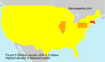 Surname Stetsuk in USA Surname Stetsuk in USA