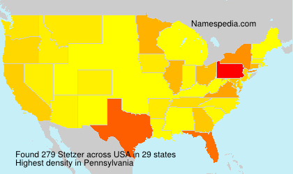 Surname Stetzer in USA Surname Stetzer in USA