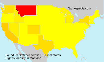 Surname Stetzner in USA Surname Stetzner in USA