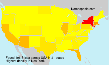 Surname Sticca in USA Surname Sticca in USA