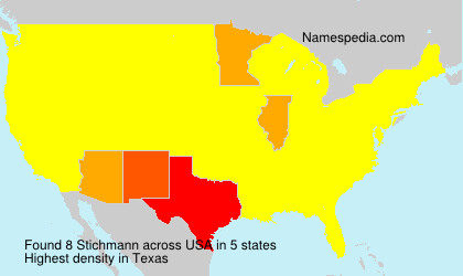 Surname Stichmann in USA Surname Stichmann in USA