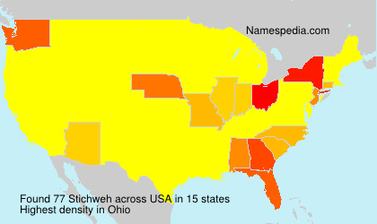 Surname Stichweh in USA Surname Stichweh in USA