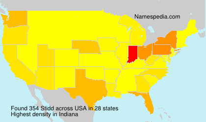 Surname Stidd in USA Surname Stidd in USA