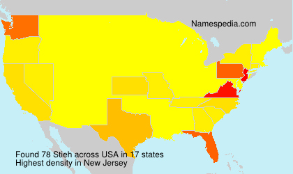 Surname Stieh in USA Surname Stieh in USA