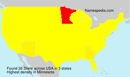 Surname Stiele in USA Surname Stiele in USA