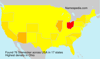 Surname Stienecker in USA Surname Stienecker in USA