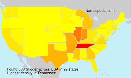 Surname Stigger in USA Surname Stigger in USA