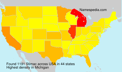 Surname Stimac in USA Surname Stimac in USA