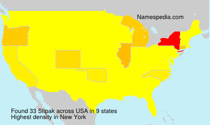 Surname Stipak in USA Surname Stipak in USA