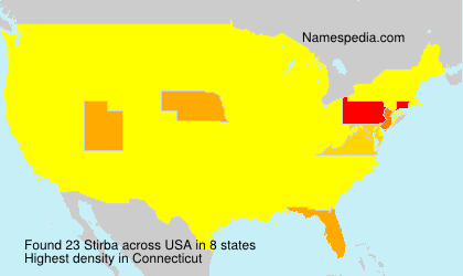 Surname Stirba in USA Surname Stirba in USA