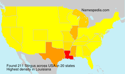Surname Stirgus in USA Surname Stirgus in USA