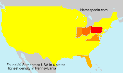 Surname Stirr in USA Surname Stirr in USA
