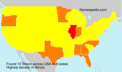 Surname Stison in USA Surname Stison in USA