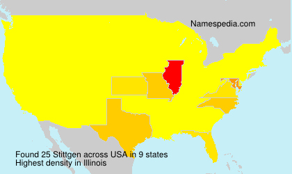 Surname Stittgen in USA Surname Stittgen in USA