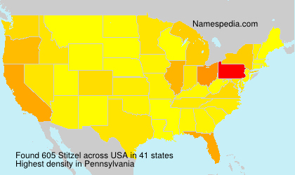 Surname Stitzel in USA Surname Stitzel in USA