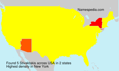 Surname Stivaktakis in USA Surname Stivaktakis in USA