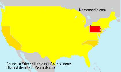 Surname Stivanelli in USA Surname Stivanelli in USA