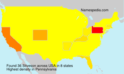 Surname Stiveson in USA Surname Stiveson in USA