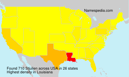 Surname Stjulien in USA Surname Stjulien in USA