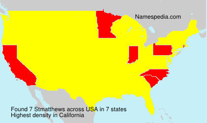 Surname Stmatthews in USA Surname Stmatthews in USA