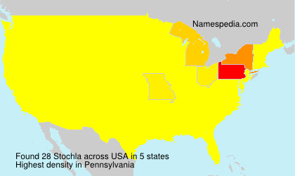 Surname Stochla in USA