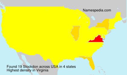 Surname Stockdon in USA Surname Stockdon in USA