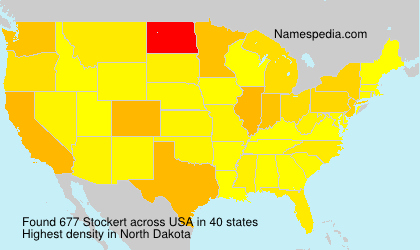 Surname Stockert in USA Surname Stockert in USA