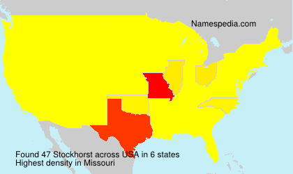 Surname Stockhorst in USA Surname Stockhorst in USA